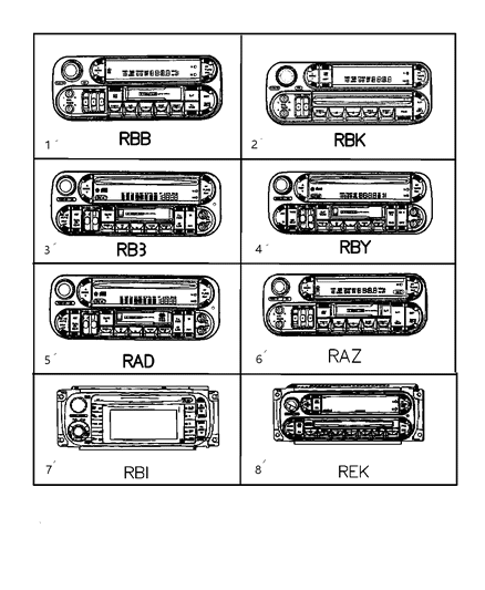 2006 Chrysler Sebring PLAYERKIT-Cd Changer - 6 Disc Diagram for 56038659AI