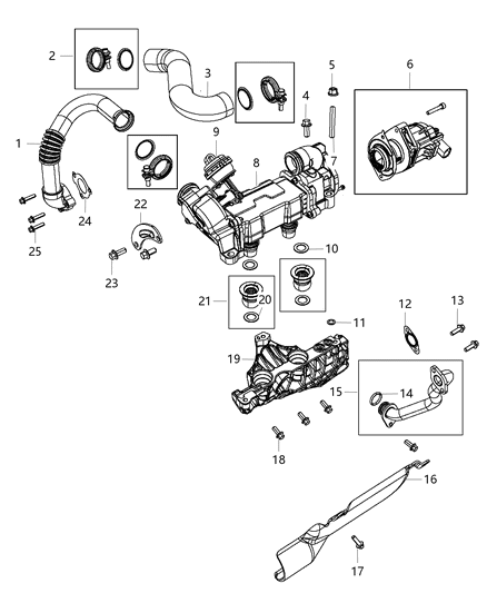 2012 Chrysler 300 EGR Valve Diagram