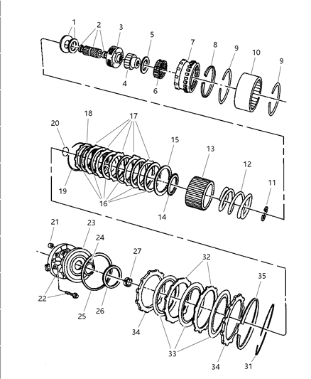 1998 Dodge Dakota Clutch Diagram 2