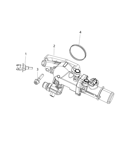 2018 Jeep Wrangler Bolt-Hex Head Diagram for 68418078AA