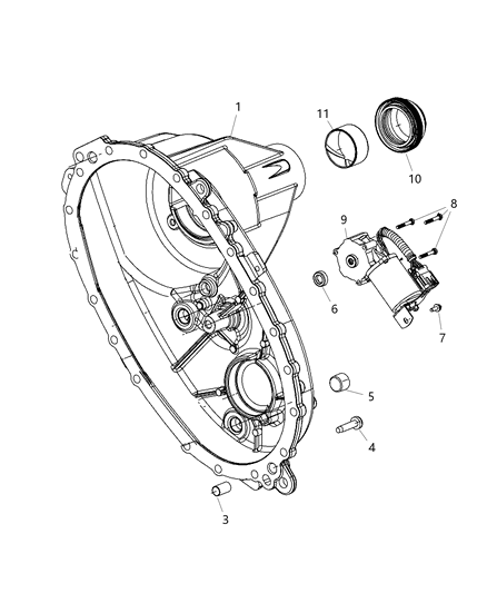 2019 Ram 1500 Seal-Output Shaft Diagram for 68402279AA