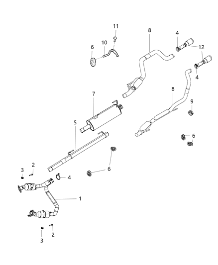 2016 Ram 1500 Exhaust System Diagram 3