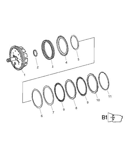 2008 Dodge Sprinter 3500 B1 Brake Clutch Diagram