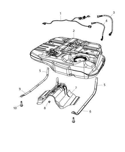 2015 Dodge Journey Fuel Tank Diagram 1