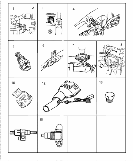 1998 Dodge Stratus Sensors Diagram