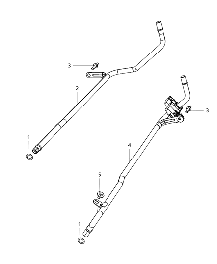 2018 Dodge Durango Coolant Tubes Diagram