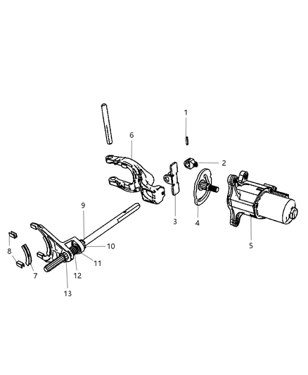 2008 Jeep Liberty ACTUATOR-Fuel Control Diagram for 68023514AA