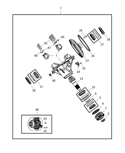 2010 Dodge Ram 5500 Differential Assembly Diagram