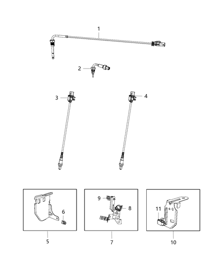 2019 Jeep Renegade Sensors, Oxygen Diagram 3