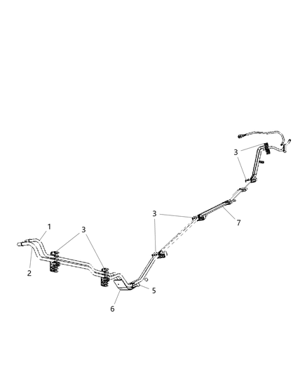 2009 Jeep Compass Fuel Lines & Related Diagram 3