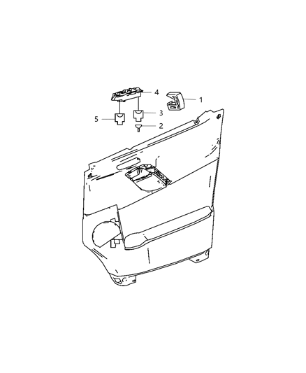 2009 Dodge Sprinter 3500 Switches Door Diagram