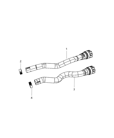 2012 Dodge Dart Heater Hoses Diagram 1