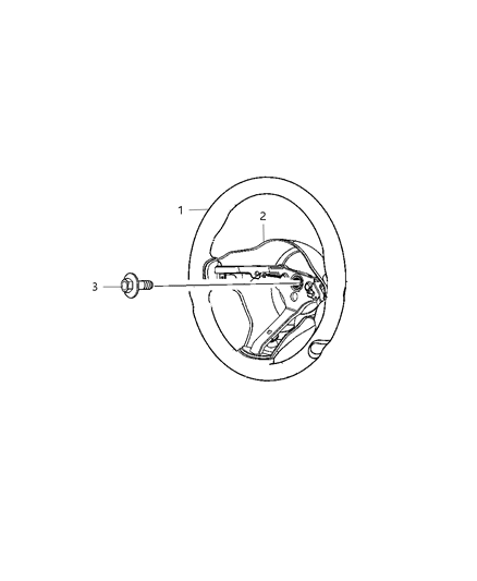 2010 Dodge Viper Steering Wheel Assembly Diagram