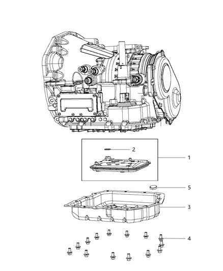 2014 Chrysler 200 Oil Filler Diagram 1