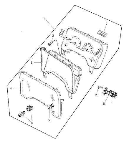 2000 Dodge Durango Instrument Cluster Diagram