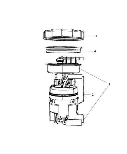 2008 Dodge Viper Fuel Pump Module Diagram