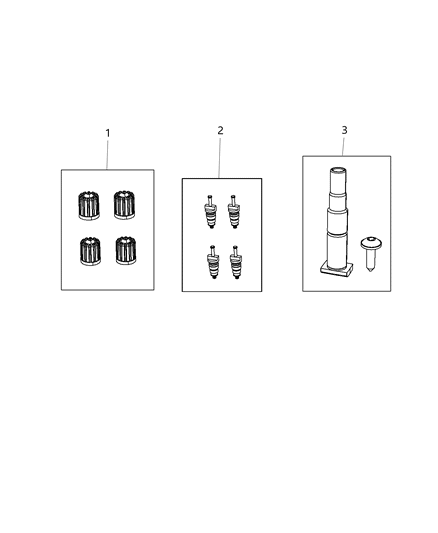 2016 Chrysler 200 Tire Monitoring System Diagram