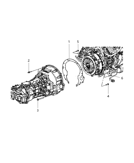 2012 Dodge Challenger Mounting Bolts Diagram