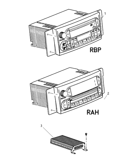 2004 Chrysler Pacifica Radios Diagram