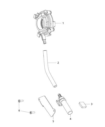 2019 Ram 1500 New Style Oil Pump & Related Parts Diagram 4