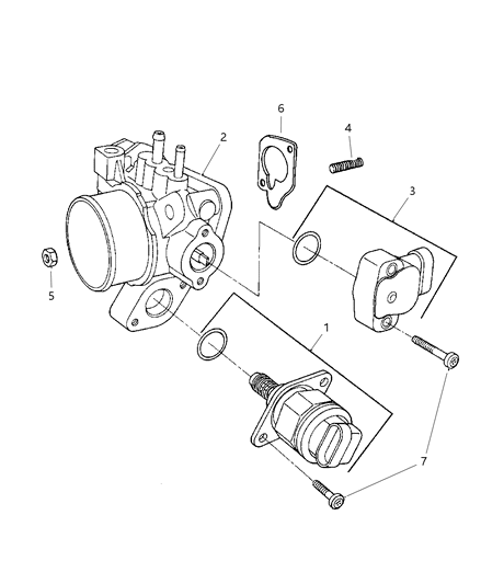 1999 Dodge Grand Caravan Throttle Body Diagram 2