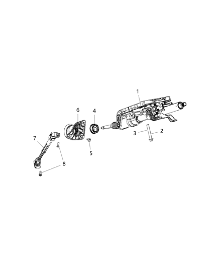 2015 Dodge Durango Steering Column Diagram