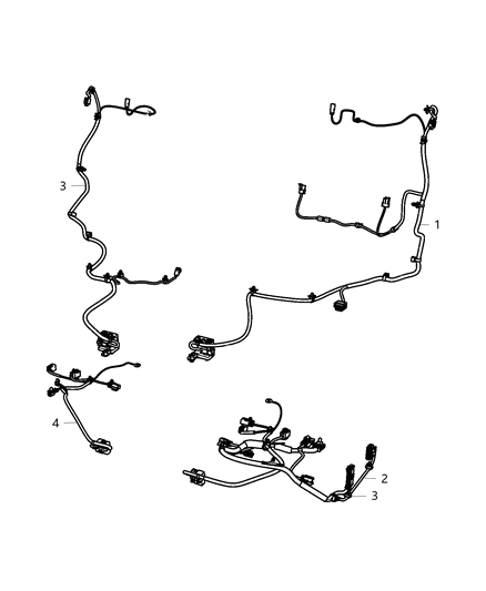 2019 Dodge Journey Wiring-Seat Diagram for 68195883AA