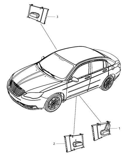 2013 Chrysler 200 Switches Seat Diagram