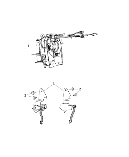 2019 Ram 2500 Sensors - Suspension & Steering Diagram