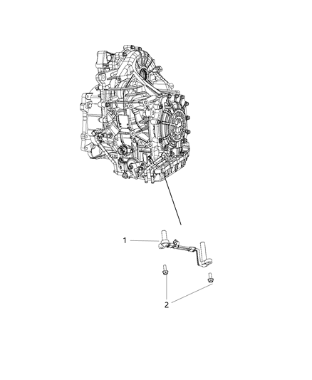 2014 Jeep Compass Sensor - Drivetrain Diagram