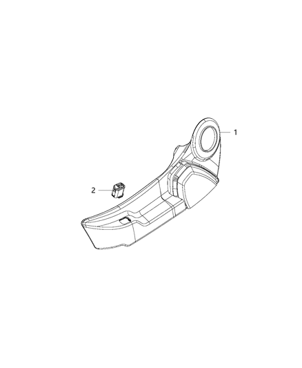 2019 Ram ProMaster City Switches - Seats Diagram