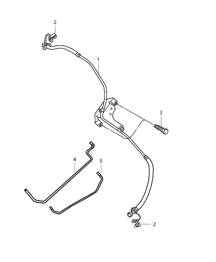 2007 Dodge Ram 2500 Tube-Fuel Supply Diagram for 52121935AA