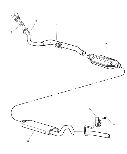 5083054AD - Genuine Mopar Catalytic Converter