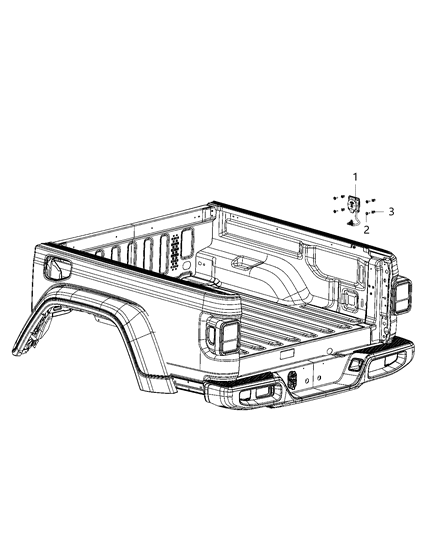2020 Jeep Gladiator Connector-Inverter Diagram for 68375111AA