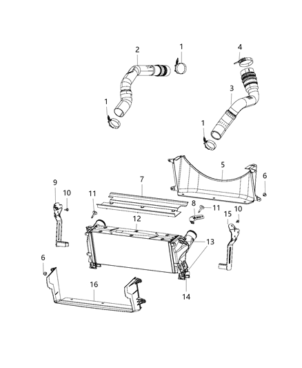 2018 Ram 5500 Charge Air Cooler Diagram