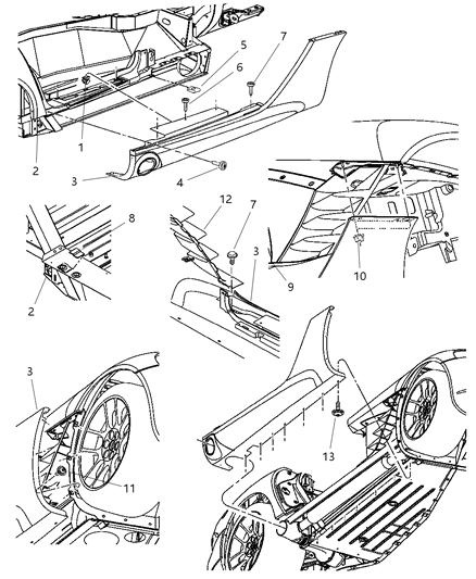 2003 Dodge Viper ISOLATOR Diagram for 5029281AA