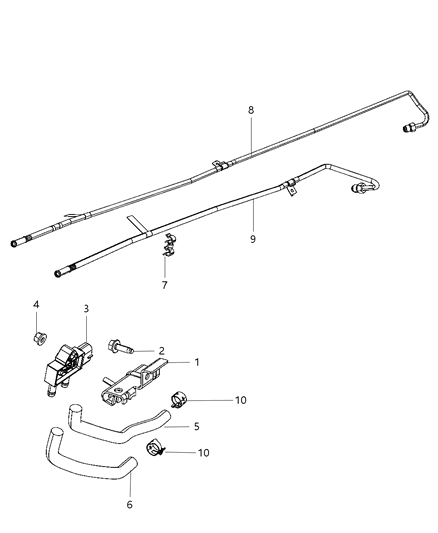 2010 Dodge Ram 3500 Pickup Differential Pressure System Diagram