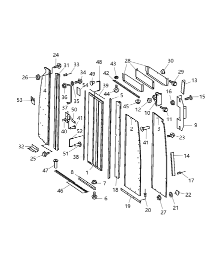 2008 Dodge Sprinter 3500 Door Lock Diagram for 68015162AA