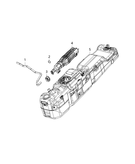 2018 Ram 1500 Sensor, Evaporative System Integrity Diagram