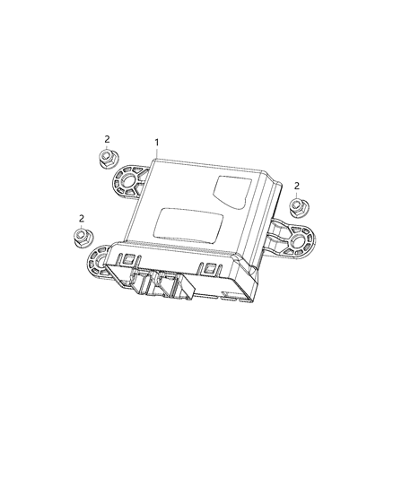 2020 Chrysler 300 Modules, Gateway Diagram