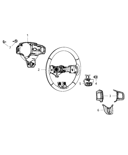 2013 Dodge Challenger Wheel-Steering Diagram for 1UV61XDVAB