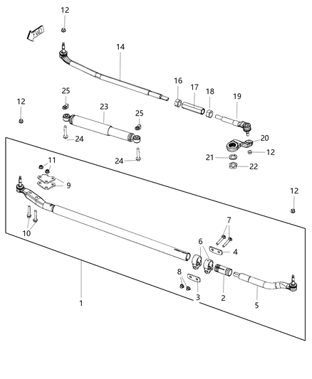 2014 Ram 3500 Steering Linkage Diagram