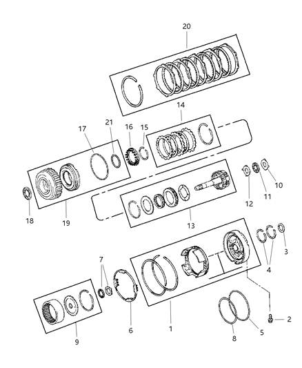 1999 Jeep Cherokee Overdrive Clutch Diagram