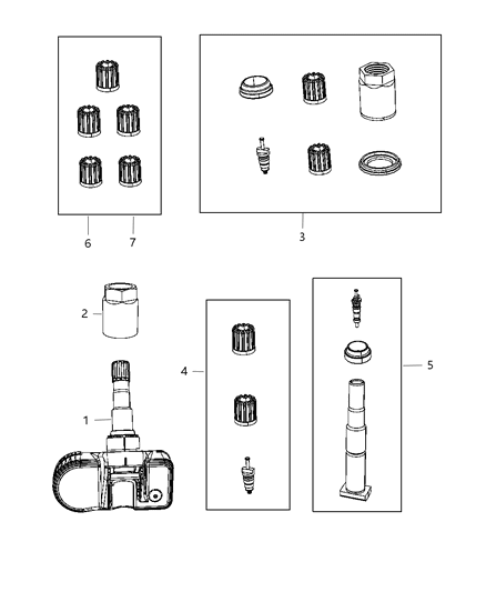 2008 Jeep Wrangler Tire Monitoring System Diagram