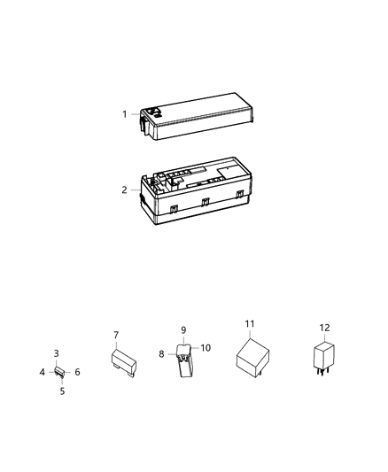 2014 Dodge Challenger Terminal-Male Diagram for 4760770