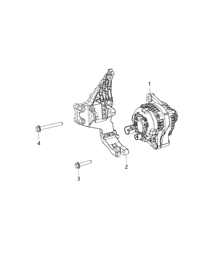 2015 Jeep Renegade Screw-HEXAGON FLANGE Head Tapping Diagram for 6107099AA