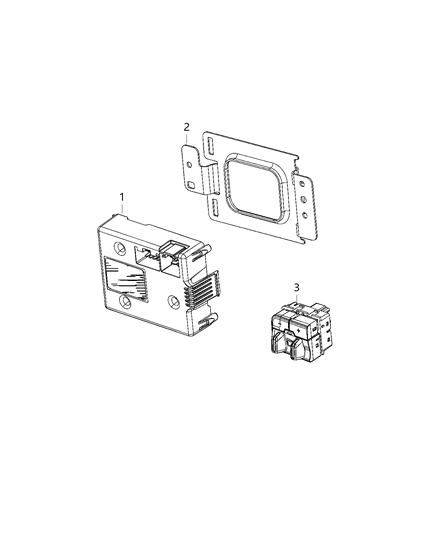 2020 Dodge Durango Modules, Body Diagram 9