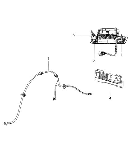 2012 Ram 1500 Rear Camera System Diagram