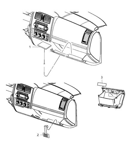 2011 Ram Dakota Instrument Panel Diagram