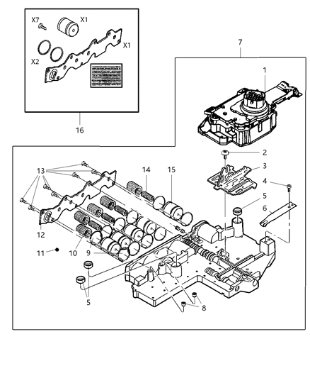 2007 Dodge Ram 2500 Valve Body Diagram 2